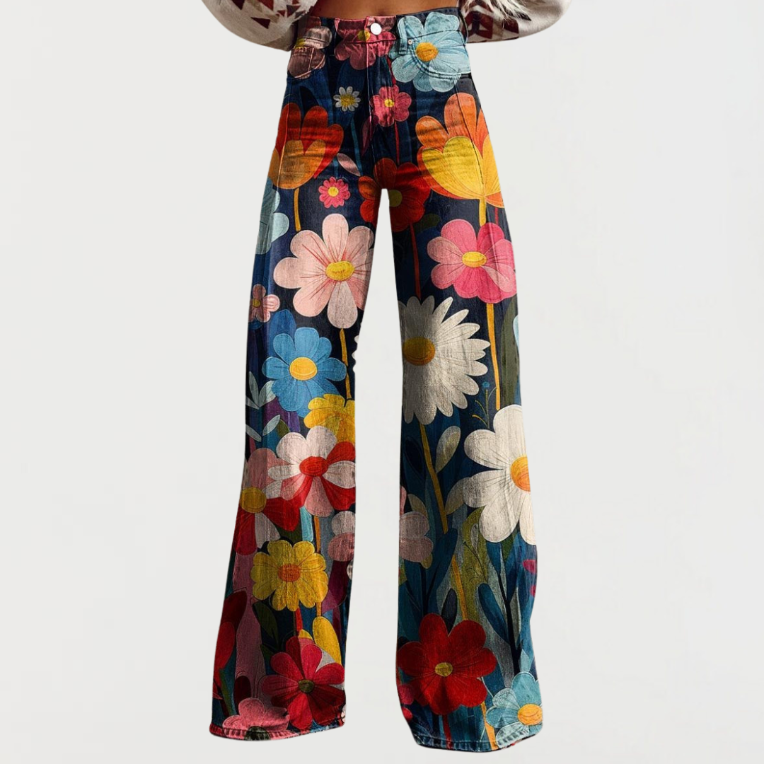 Fiora | Pantalone premium ispirato all'arte