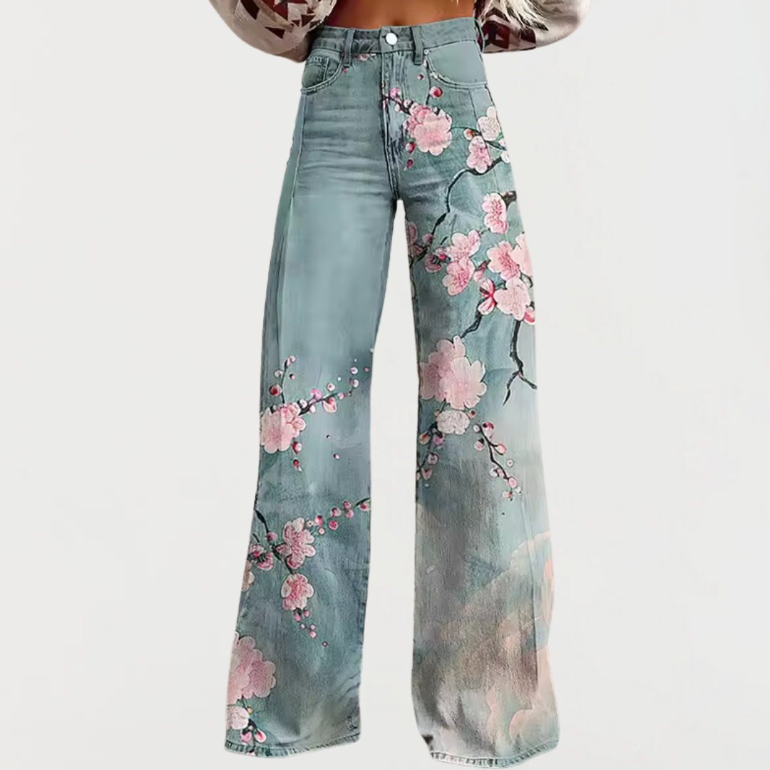 Fiorella | Pantalone premium ispirato all'arte