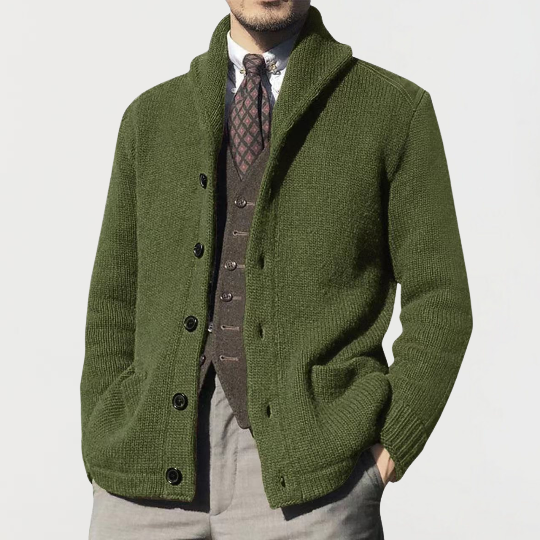 Paolo | Cardigan artigianale versatile e moderno