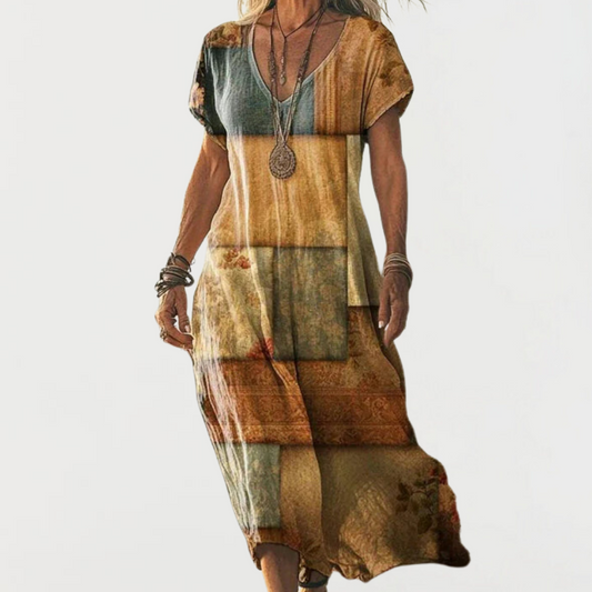 Alba | Vestito estivo in stile vintage con tessuto leggero premium
