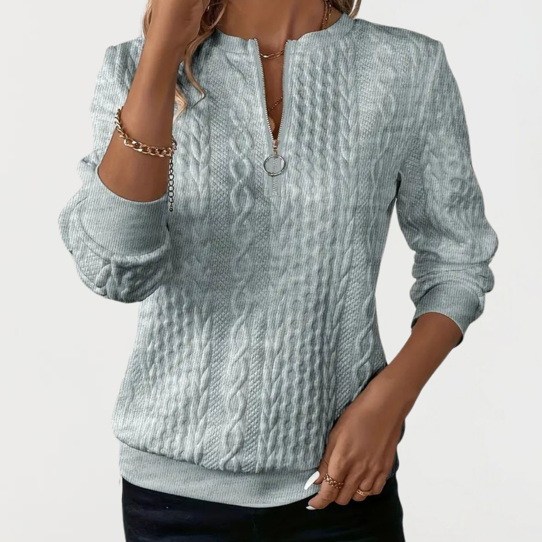 Ginevra | Maglione con zip elegante