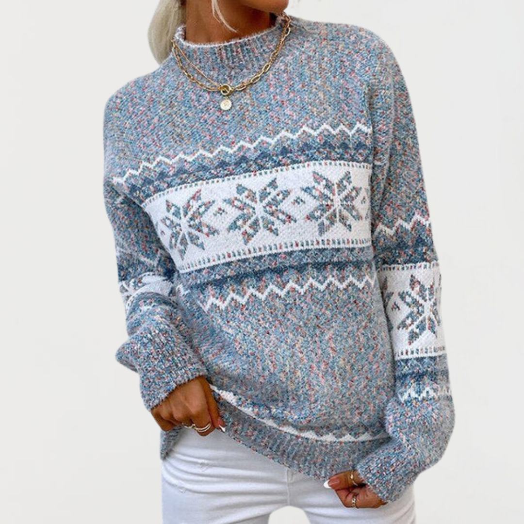 Stella | Maglione artigianale fiocco di neve