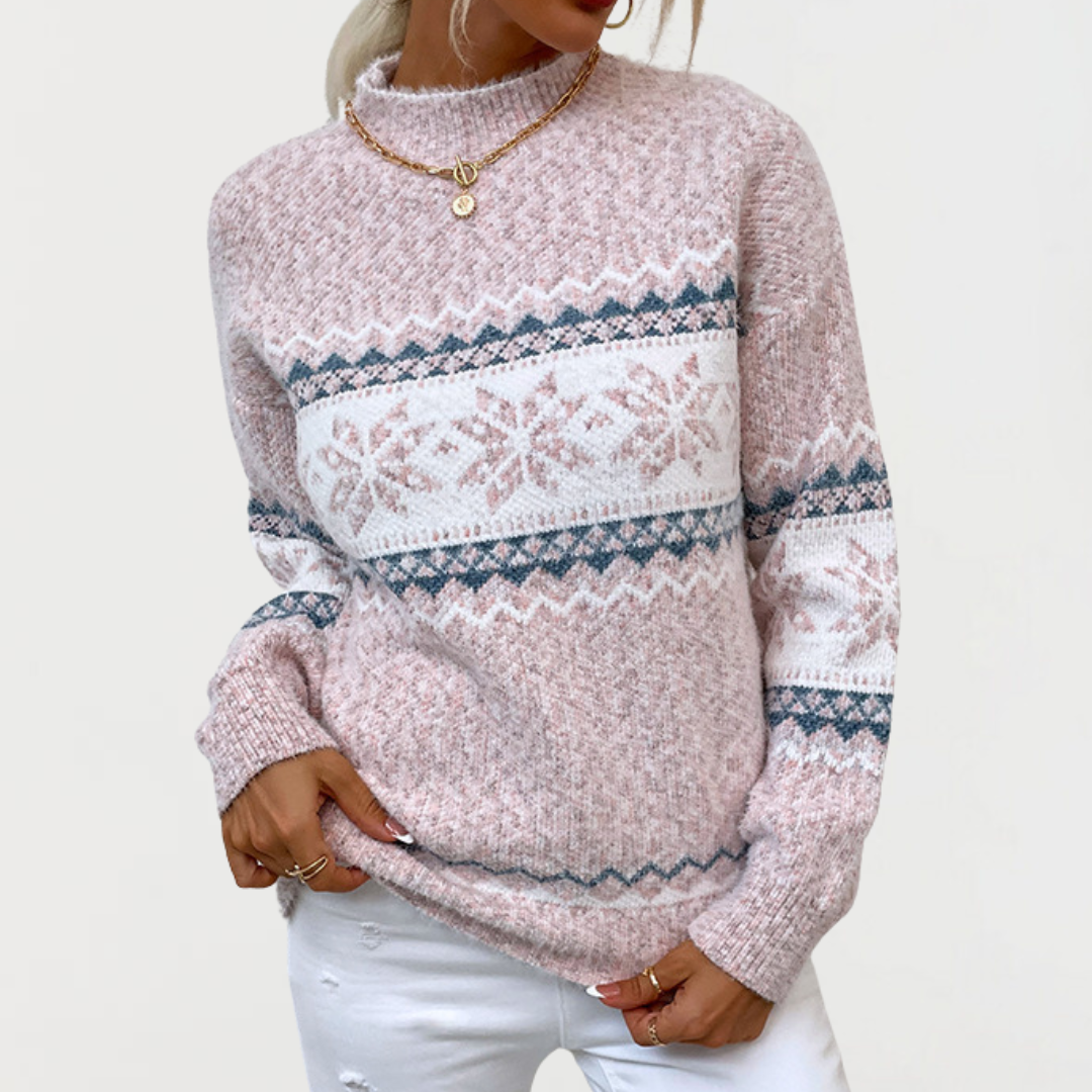 Stella | Maglione artigianale fiocco di neve