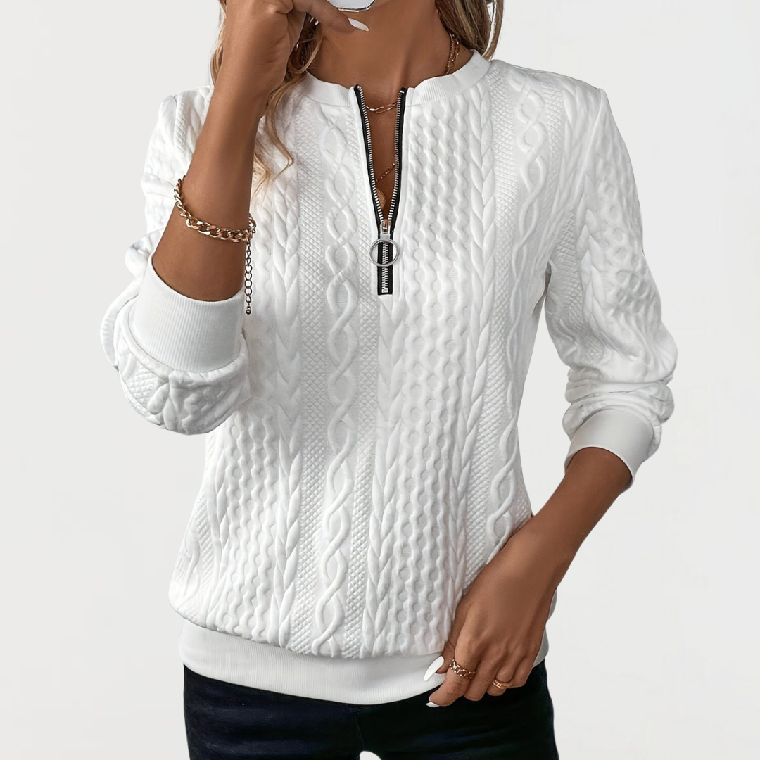 Ginevra | Maglione con zip elegante