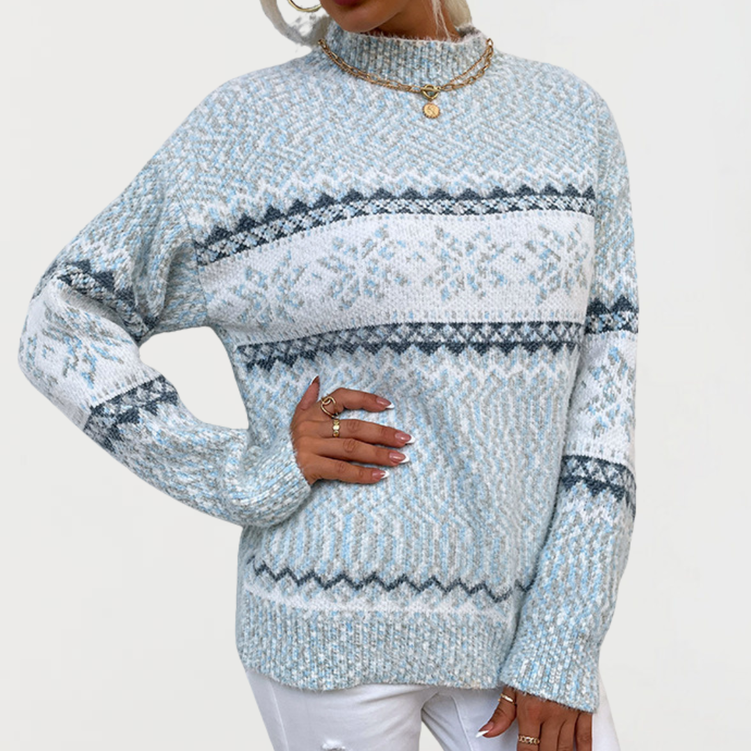 Stella | Maglione artigianale fiocco di neve