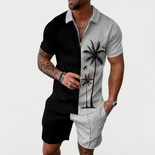 Lorenzo | Completo estivo premium con stampa tropicale