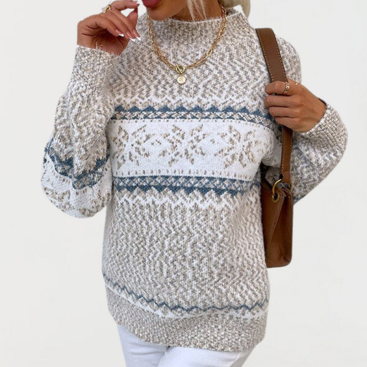 Stella | Maglione artigianale fiocco di neve