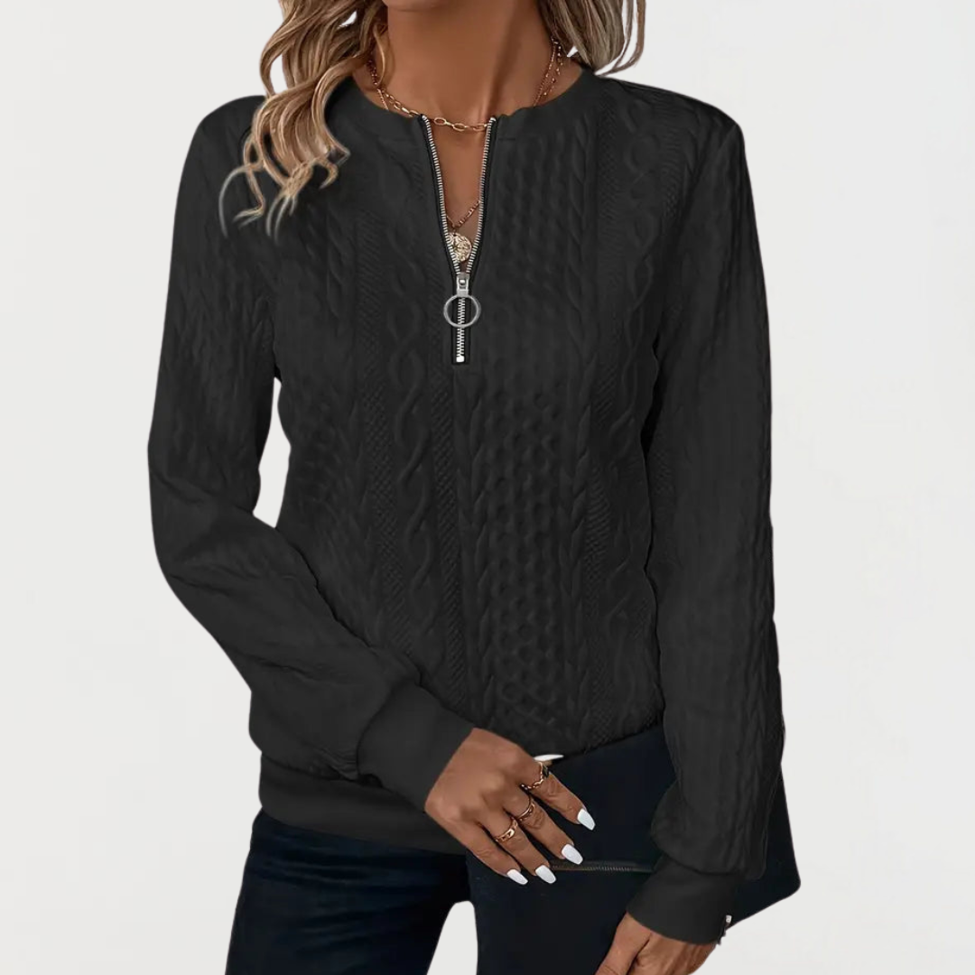 Ginevra | Maglione con zip elegante