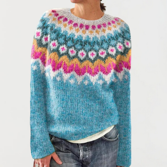 Allegra | Maglione artigianale colorato